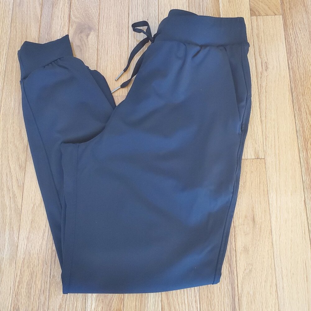 Libin black joggers size small silky feel